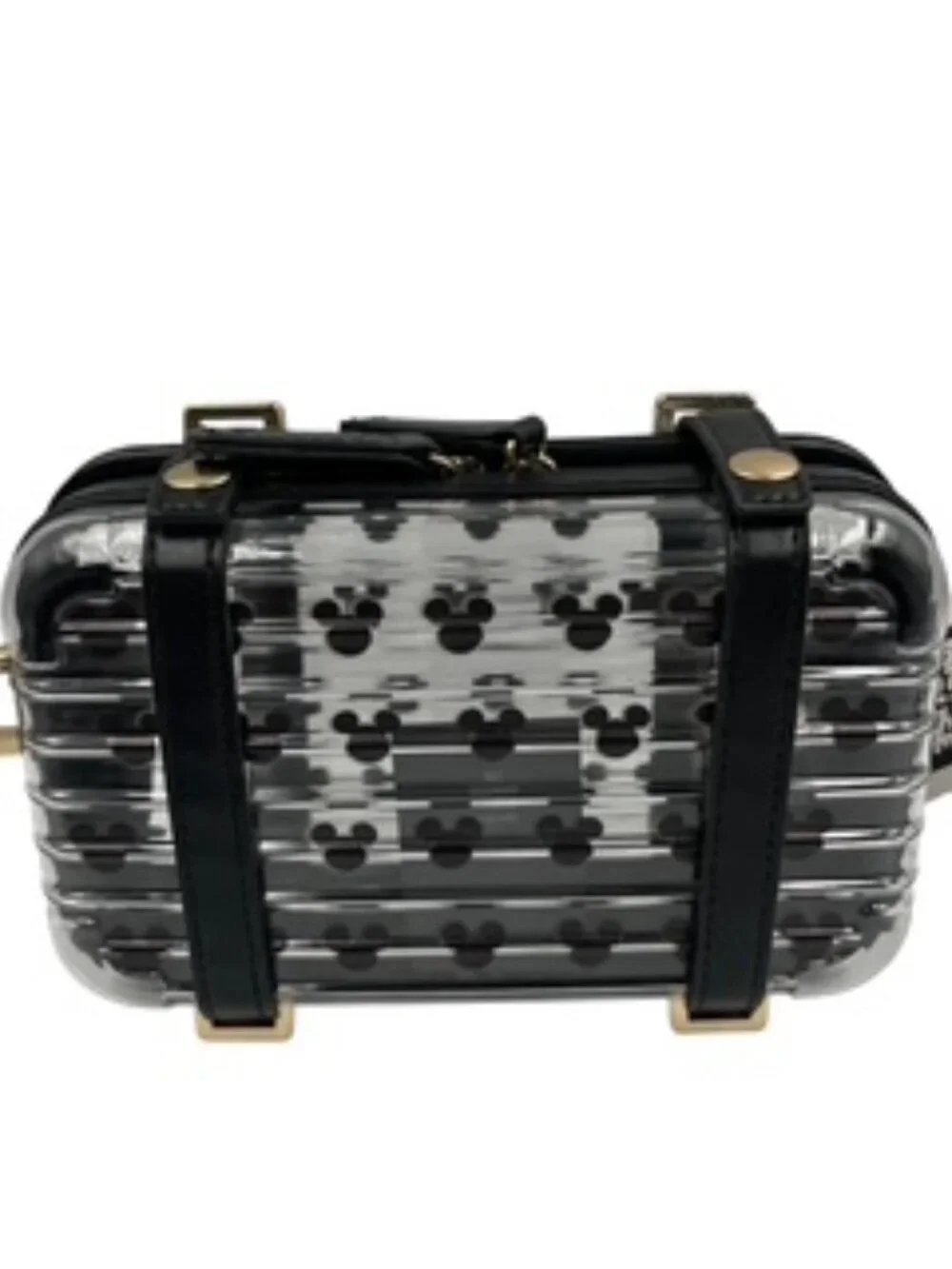 NEW Disney Mickey Mouse Clear Hard-Shell Crossbody Purse NWT
